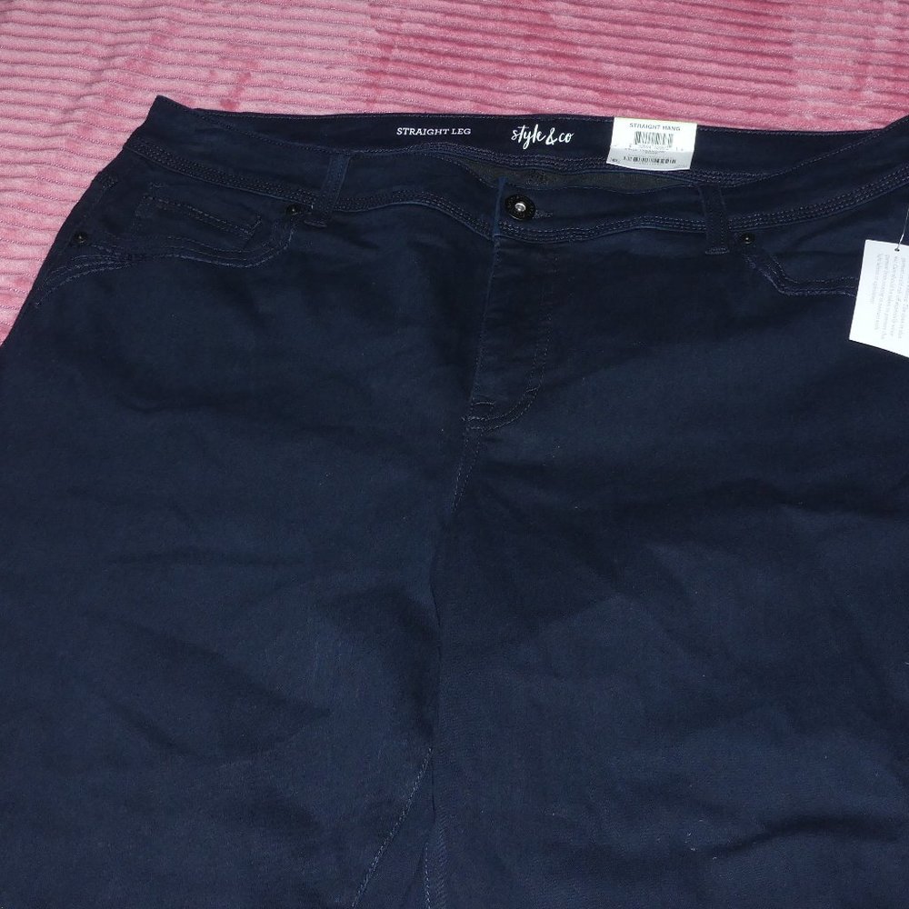 Style & Co Plus Straight Leg